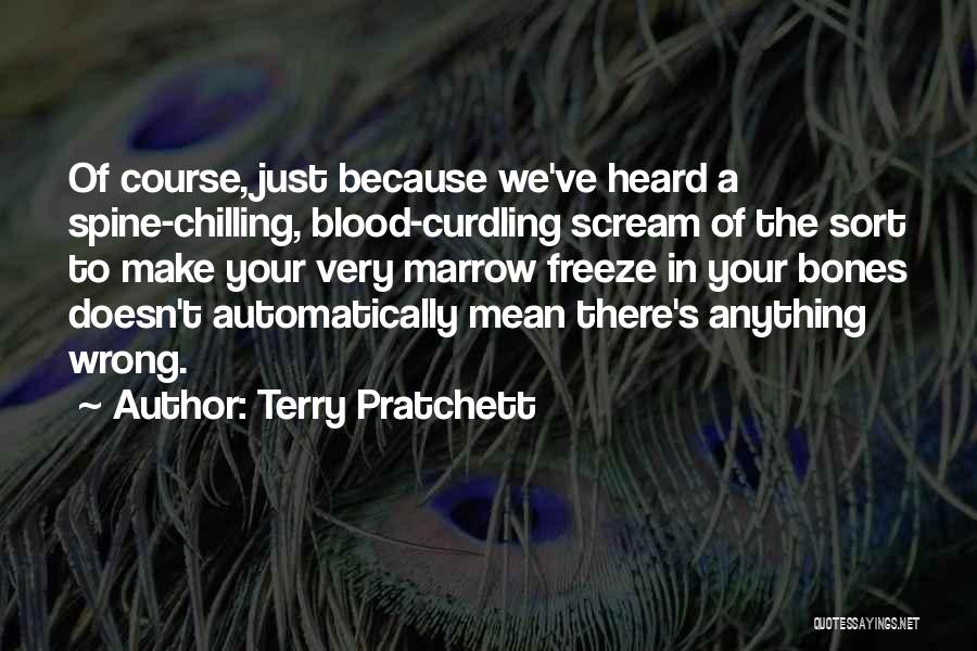 Blood Curdling Quotes By Terry Pratchett