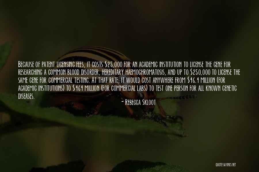 Blood Diseases Quotes By Rebecca Skloot Blood Diseases Quotes By Rebecca Skloot