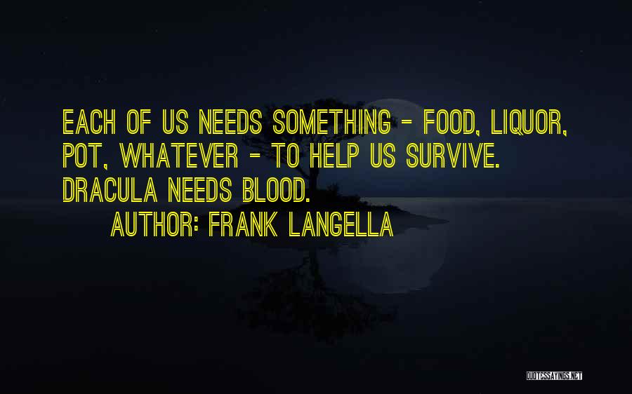 Blood Dracula Quotes By Frank Langella