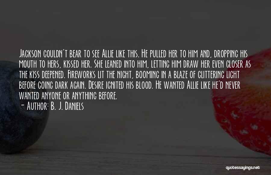 Blood Draw Quotes By B. J. Daniels