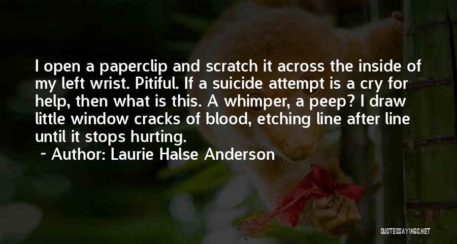 Blood Draw Quotes By Laurie Halse Anderson