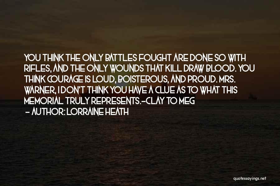 Blood Draw Quotes By Lorraine Heath