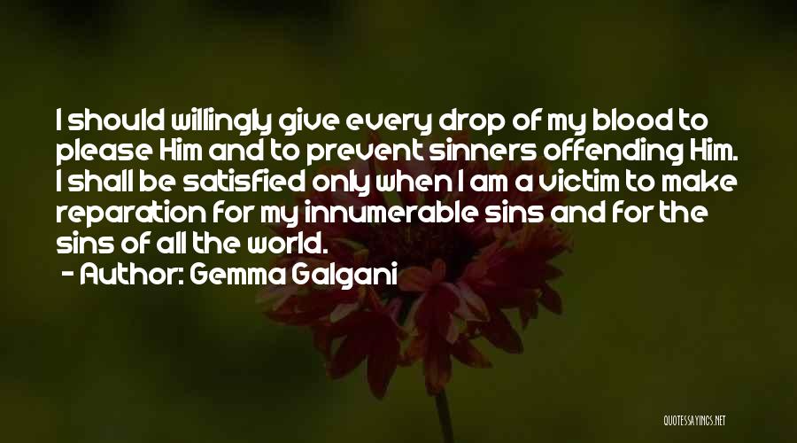 Blood Giving Quotes By Gemma Galgani