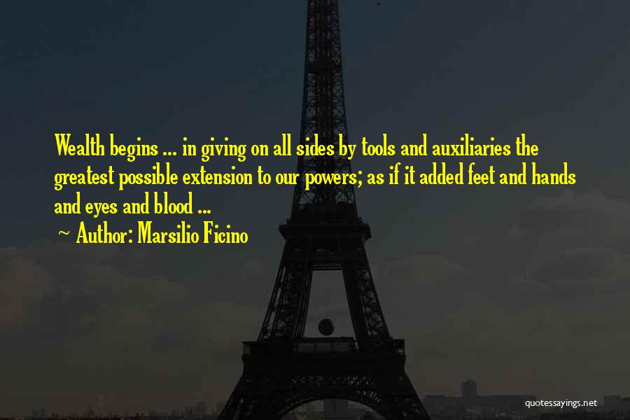 Blood Giving Quotes By Marsilio Ficino