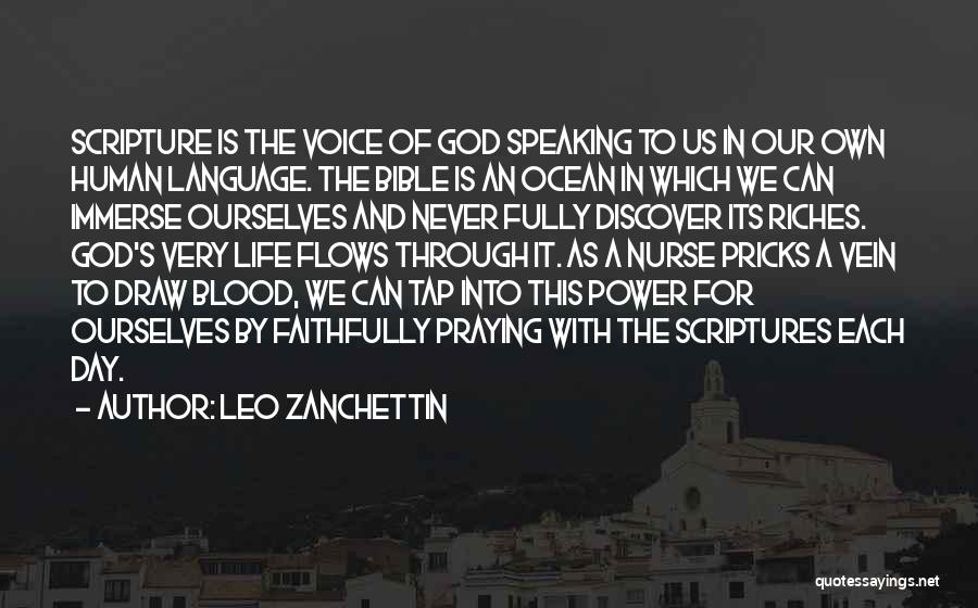Blood In The Bible Quotes By Leo Zanchettin