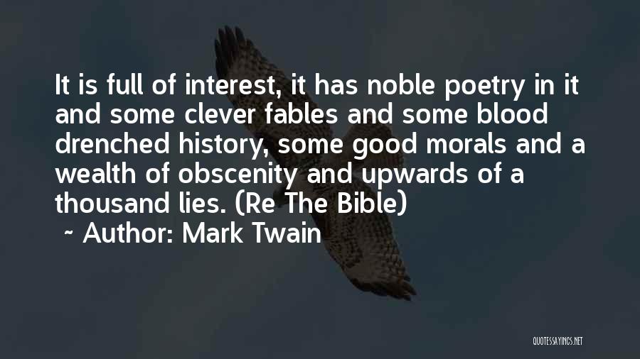 Blood In The Bible Quotes By Mark Twain