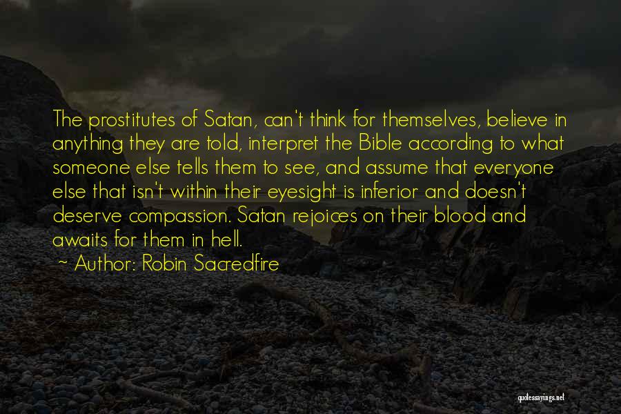 Blood In The Bible Quotes By Robin Sacredfire