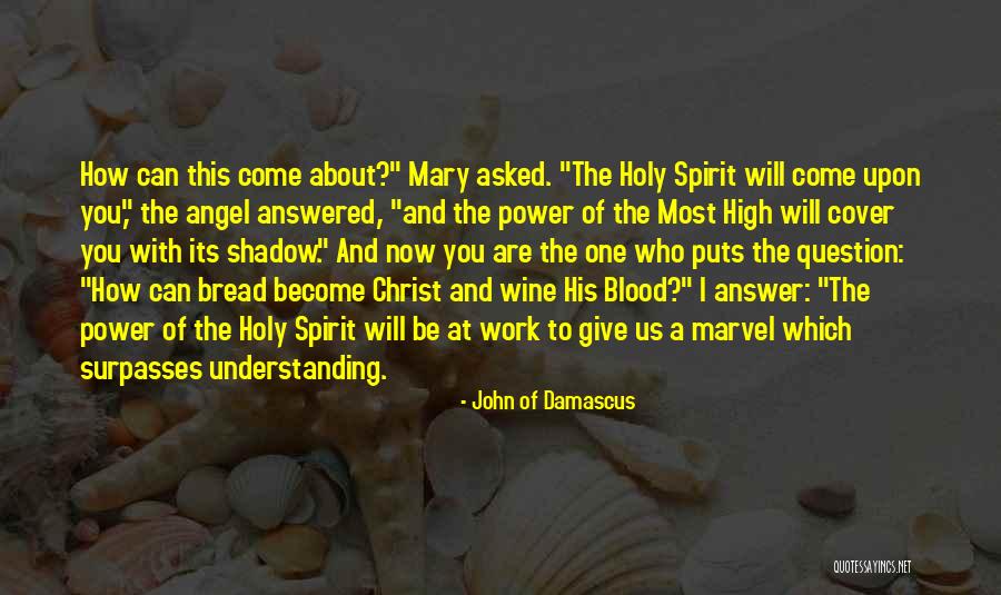 Blood Into Wine Quotes By John Of Damascus