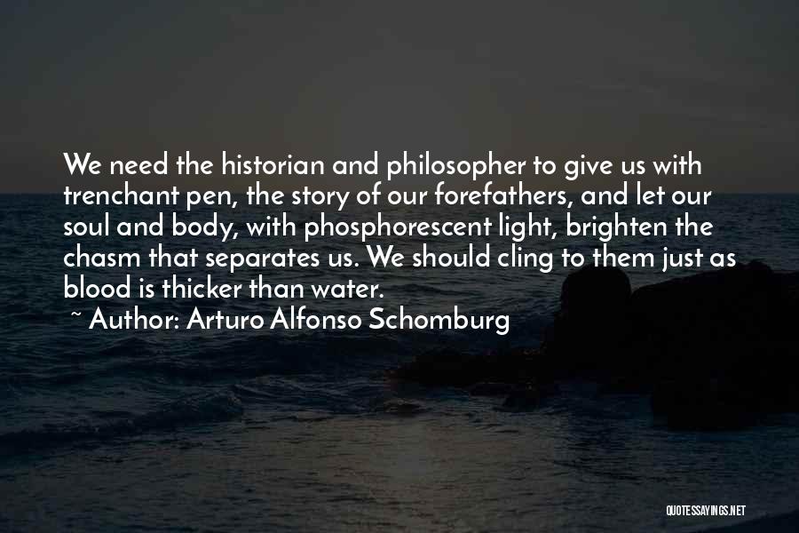 Blood Is Thicker Than Quotes By Arturo Alfonso Schomburg