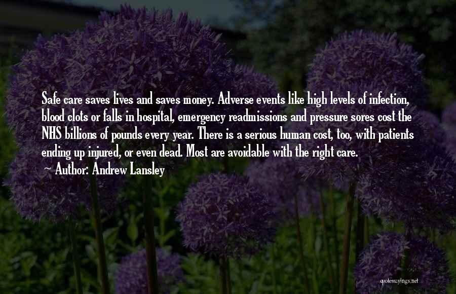 Blood Money Quotes By Andrew Lansley