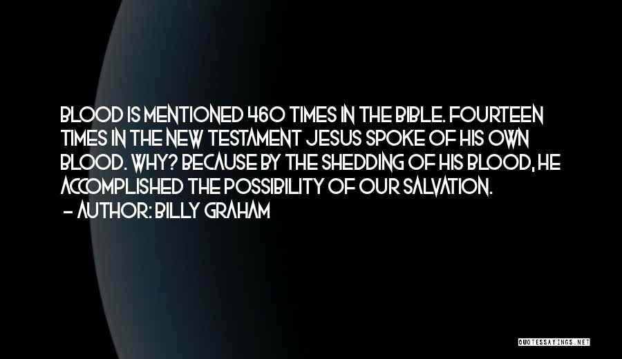 Blood Of Jesus Bible Quotes By Billy Graham