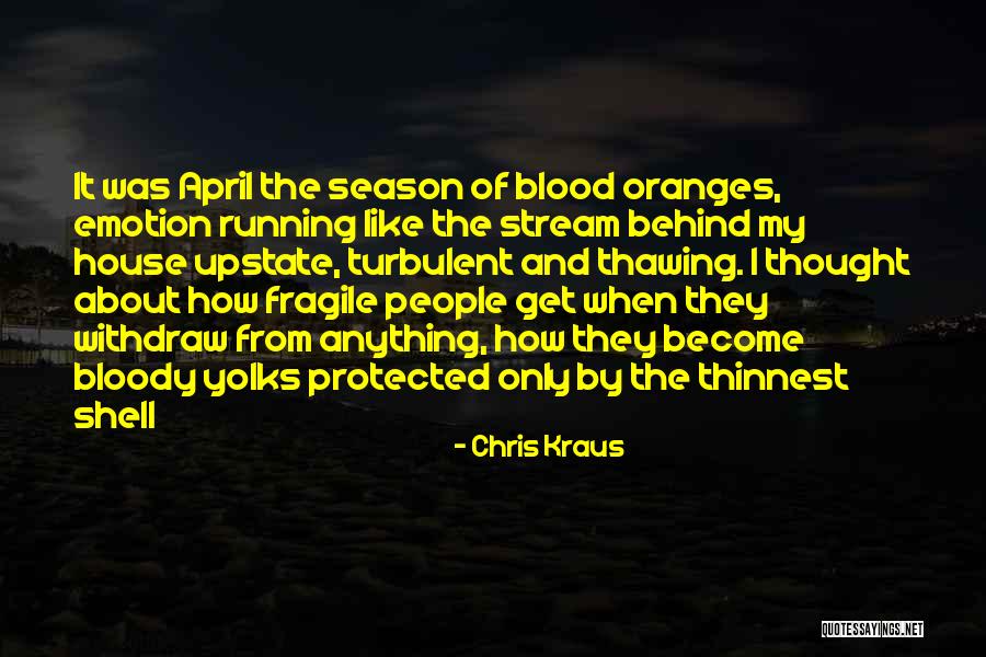 Blood Oranges Quotes By Chris Kraus Blood Oranges Quotes By Chris Kraus