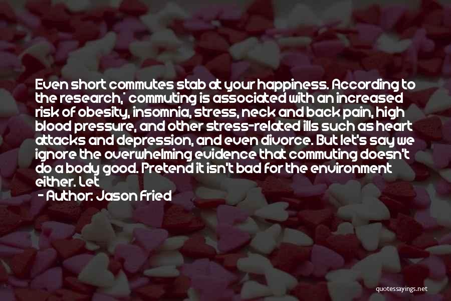 Blood Pressure Quotes By Jason Fried