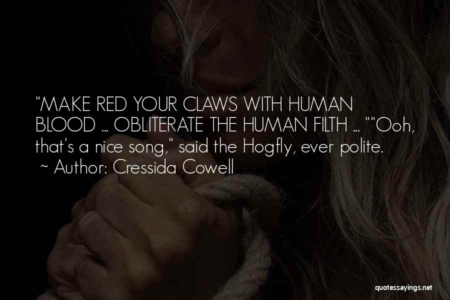 Blood Rage Quotes By Cressida Cowell