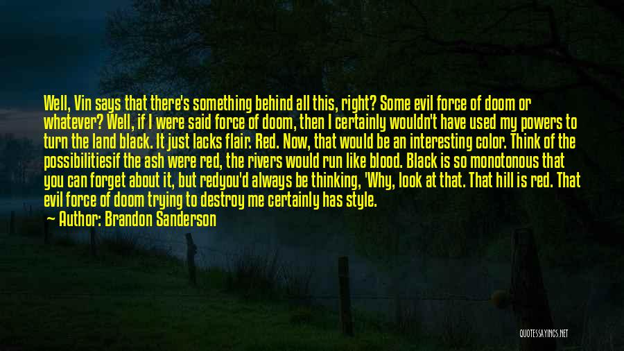 Blood Red Color Quotes By Brandon Sanderson