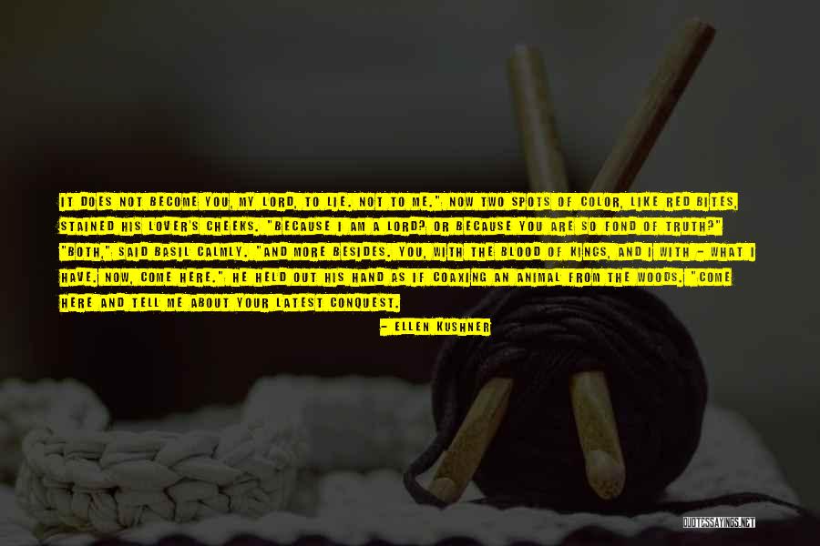 Blood Red Color Quotes By Ellen Kushner