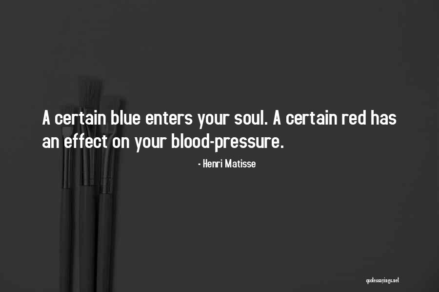 Blood Red Color Quotes By Henri Matisse