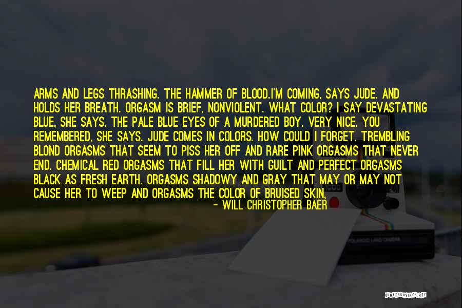 Blood Red Color Quotes By Will Christopher Baer