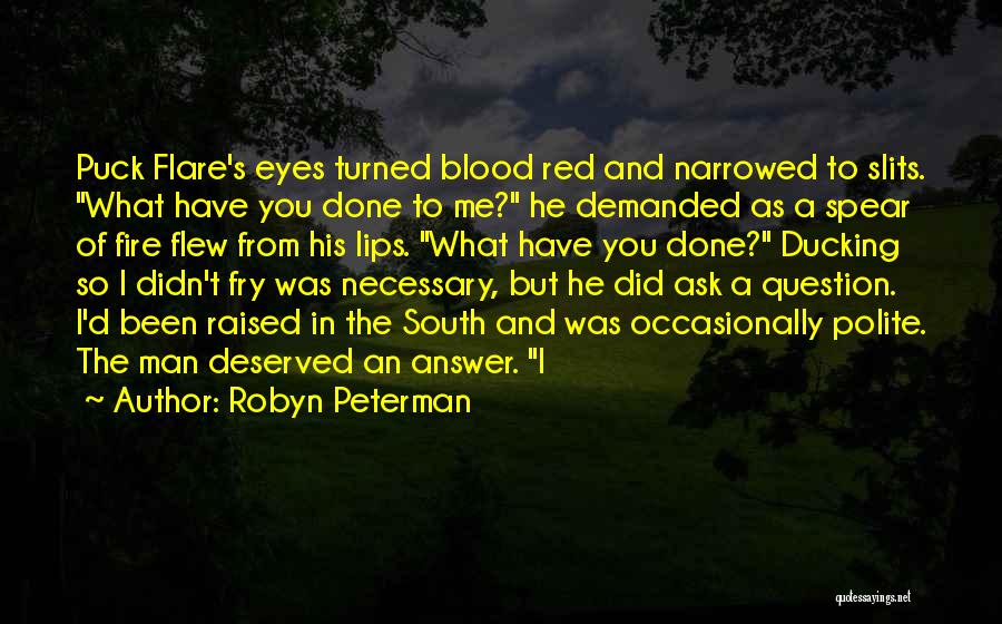 Blood Red Lips Quotes By Robyn Peterman
