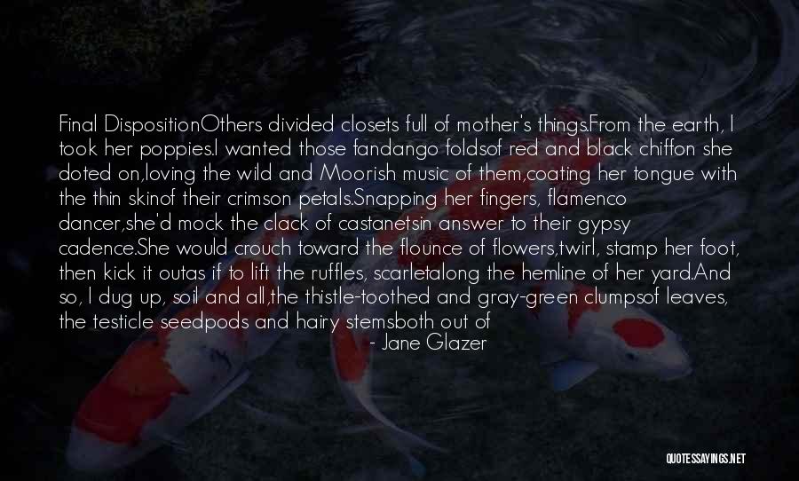 Blood Red Quotes By Jane Glazer