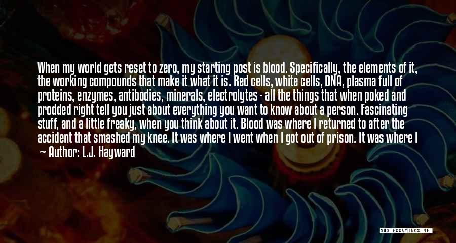 Blood Red Quotes By L.J. Hayward