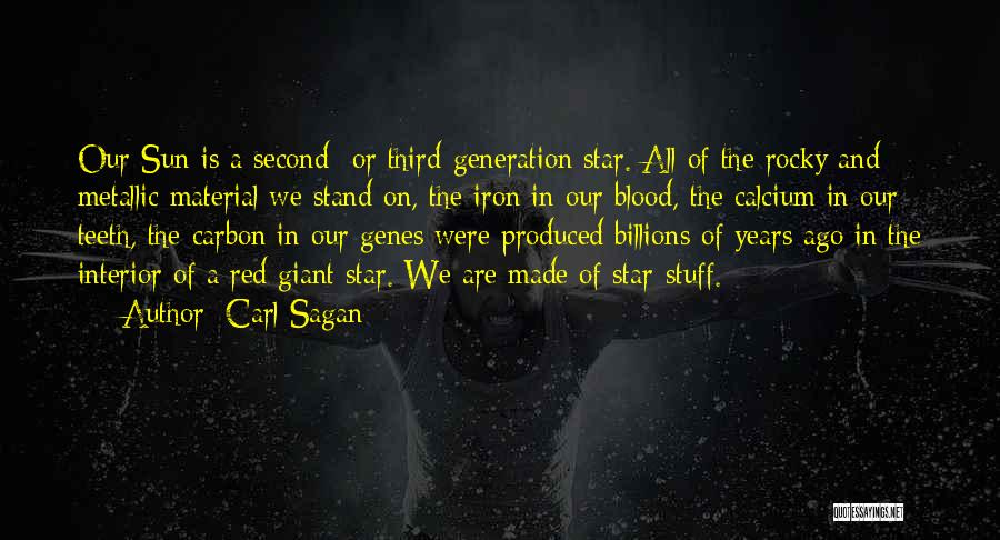 Blood Red Sun Quotes By Carl Sagan