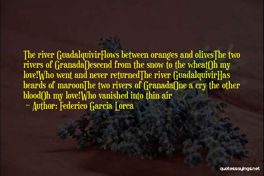 Blood River Quotes By Federico Garcia Lorca