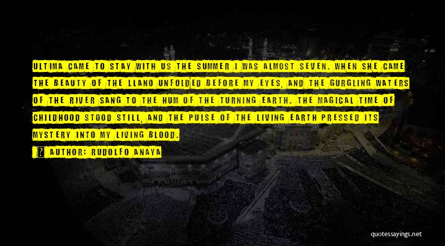 Blood River Quotes By Rudolfo Anaya