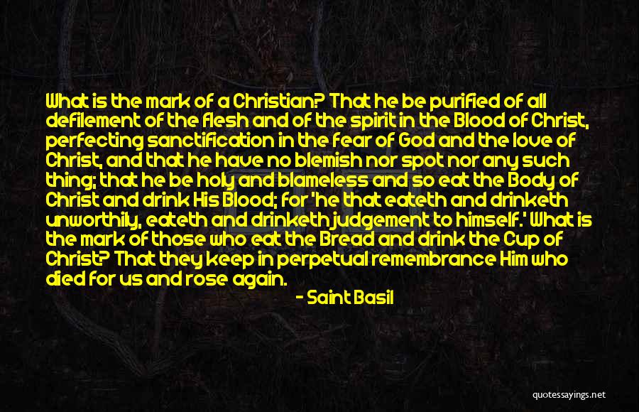 Blood Rose Quotes By Saint Basil