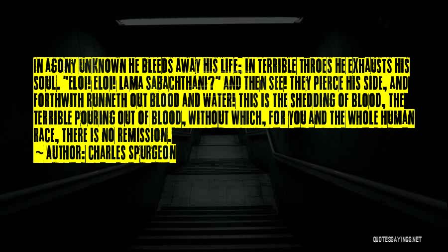 Blood Shedding Quotes By Charles Spurgeon