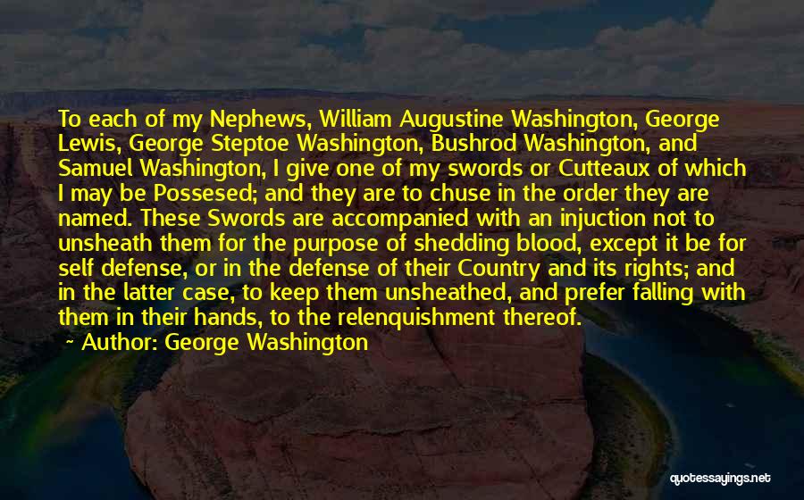 Blood Shedding Quotes By George Washington