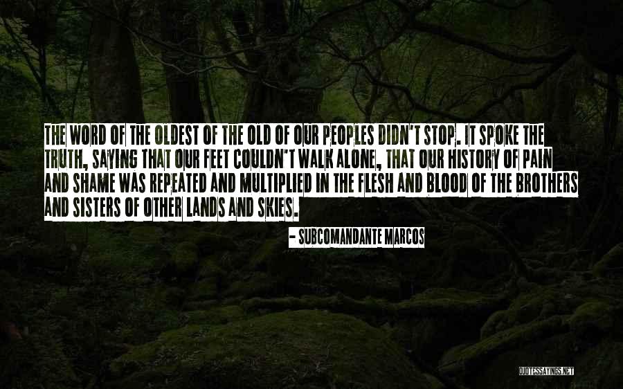 Blood Sisters Quotes By Subcomandante Marcos Blood Sisters Quotes By Subcomandante Marcos