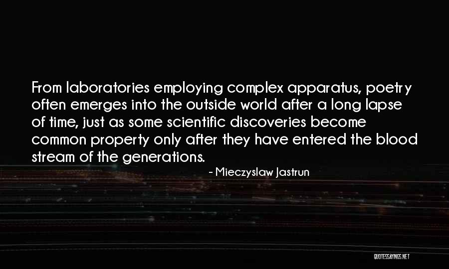 Blood Stream Quotes By Mieczyslaw Jastrun Blood Stream Quotes By Mieczyslaw Jastrun