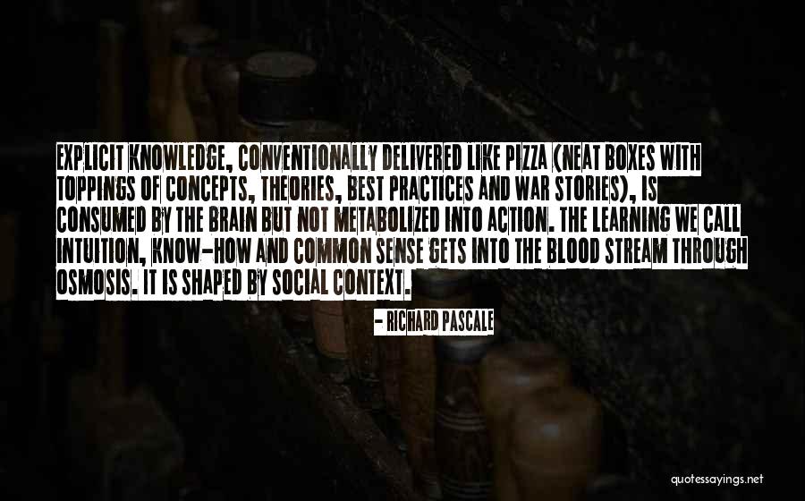 Blood Stream Quotes By Richard Pascale Blood Stream Quotes By Richard Pascale