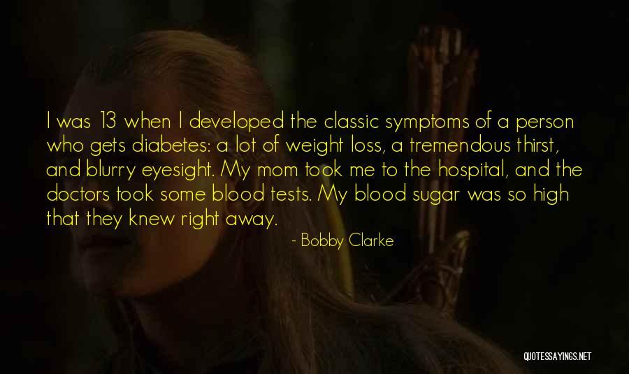 Blood Tests Quotes By Bobby Clarke Blood Tests Quotes By Bobby Clarke