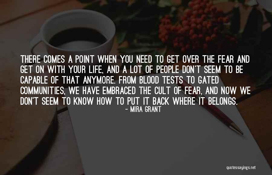 Blood Tests Quotes By Mira Grant Blood Tests Quotes By Mira Grant