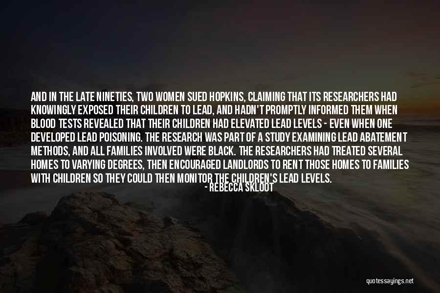 Blood Tests Quotes By Rebecca Skloot Blood Tests Quotes By Rebecca Skloot