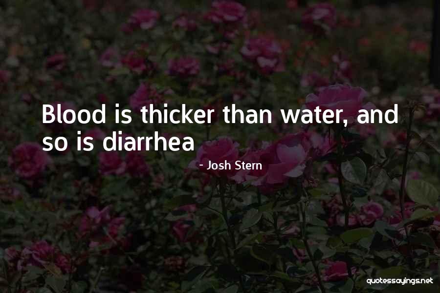 Blood Thicker Than Water Quotes By Josh Stern