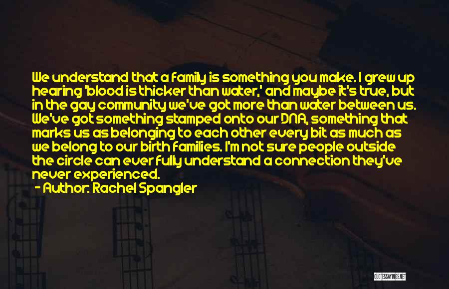 Blood Thicker Water Quotes By Rachel Spangler