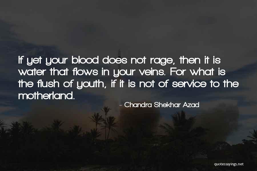 Blood Water Quotes By Chandra Shekhar Azad