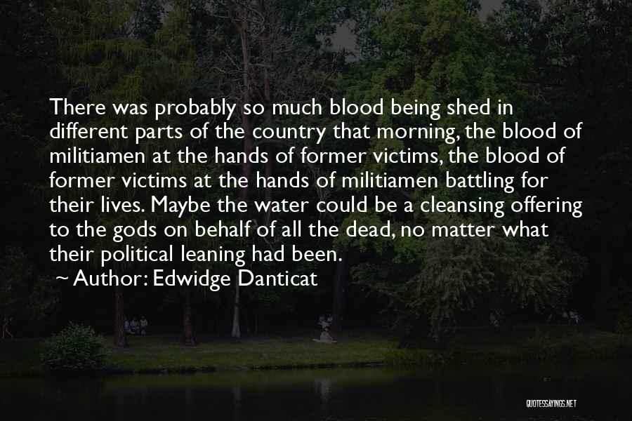 Blood Water Quotes By Edwidge Danticat