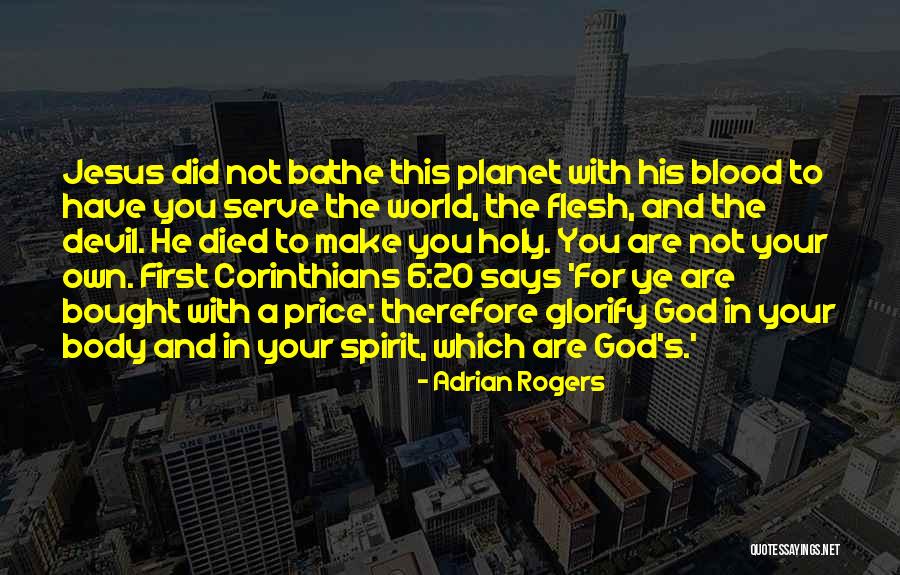Blood Which Quotes By Adrian Rogers