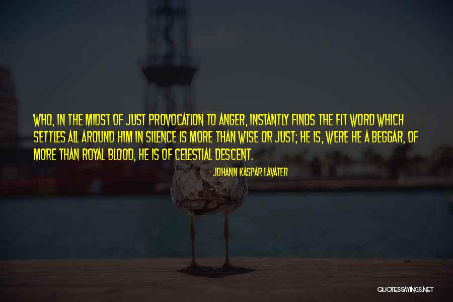 Blood Which Quotes By Johann Kaspar Lavater