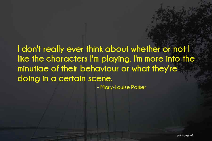 Bloques Economicos Quotes By Mary-Louise Parker Bloques Economicos Quotes By Mary-Louise Parker
