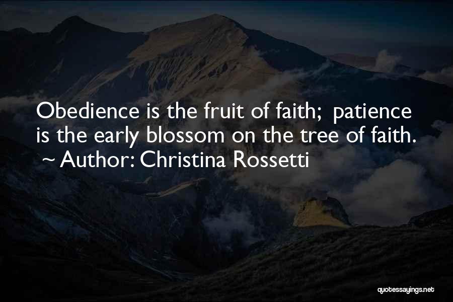 Blossom Tree Quotes By Christina Rossetti