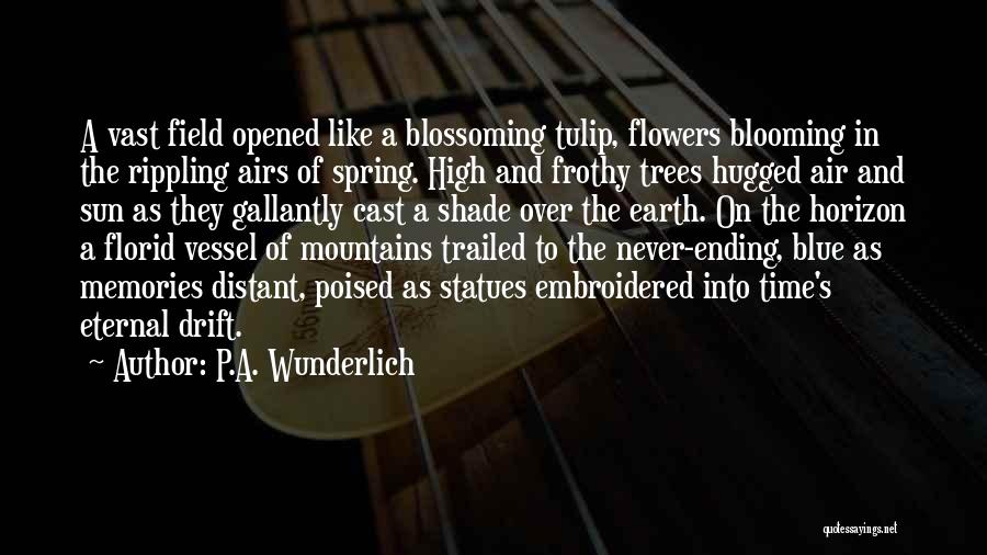 Blossoming Flowers Quotes By P.A. Wunderlich