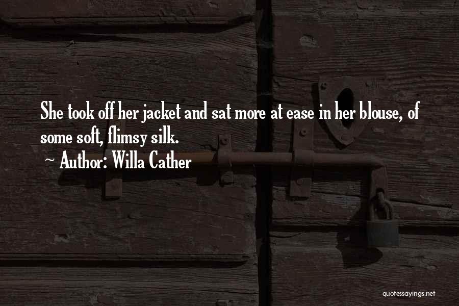 Blouse Quotes By Willa Cather