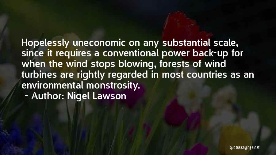 Blowing In The Wind Quotes By Nigel Lawson