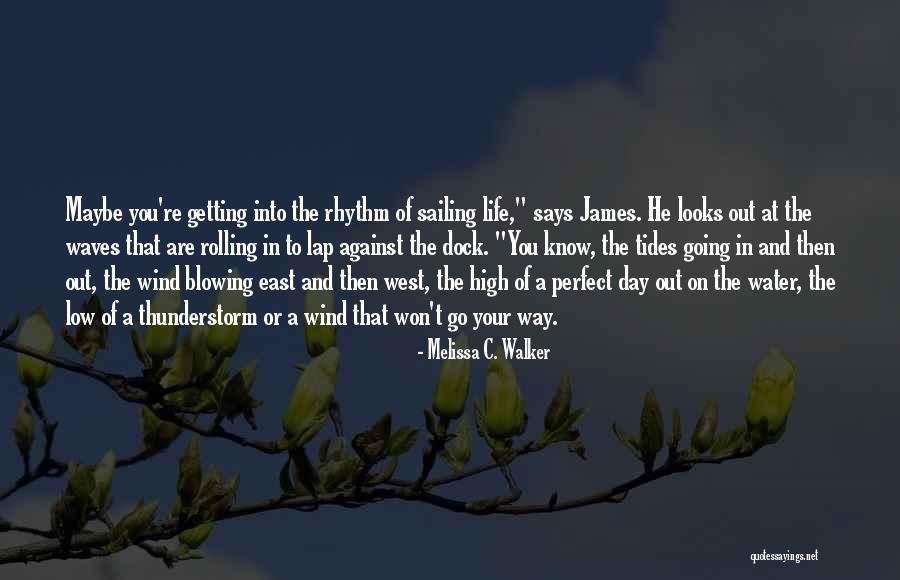 Blowing Wind Quotes By Melissa C. Walker