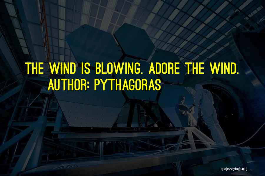 Blowing Wind Quotes By Pythagoras